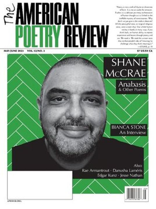 American Poetry Review, book cover