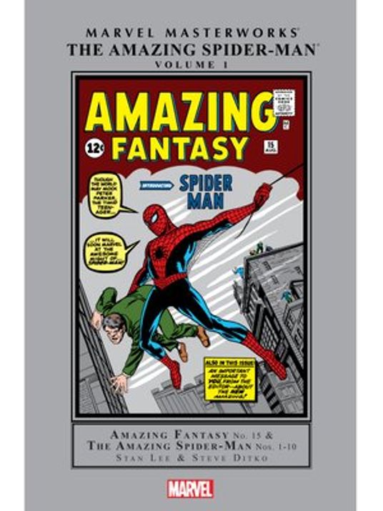 Book: 'Marvel Masterworks: The Amazing Spider-Man (2003), Volume 1'. Cover image.