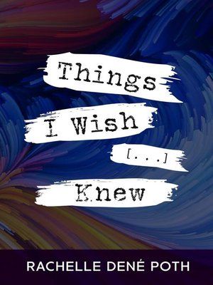 "Things I Wish [...] Knew" (ebook) cover